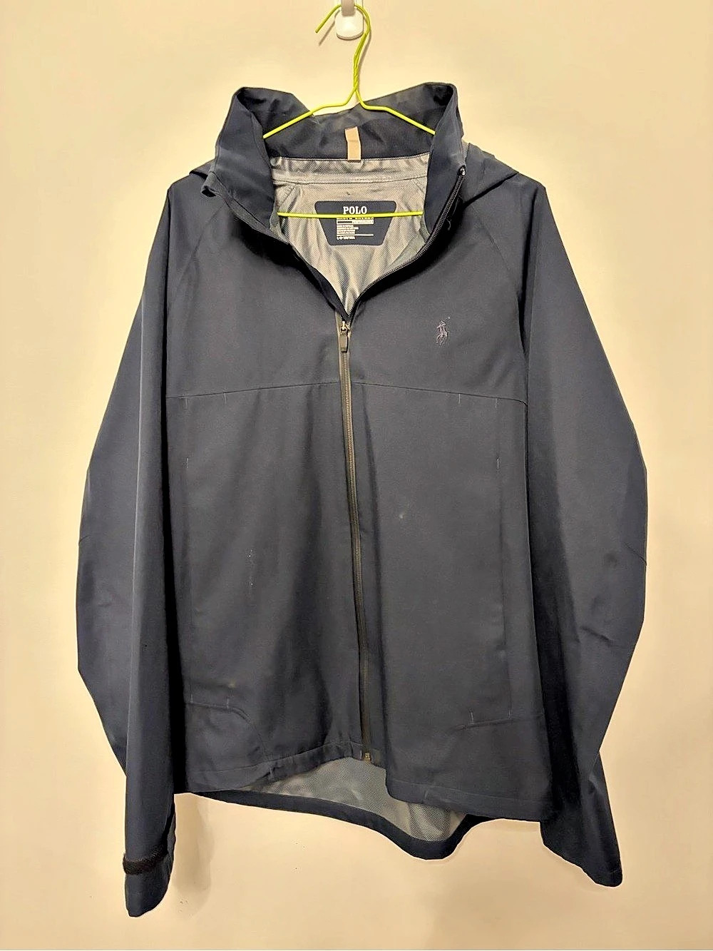 Polo Ralph Lauren Performance hooded jacket Men's Black Hooded Jacket Size Large